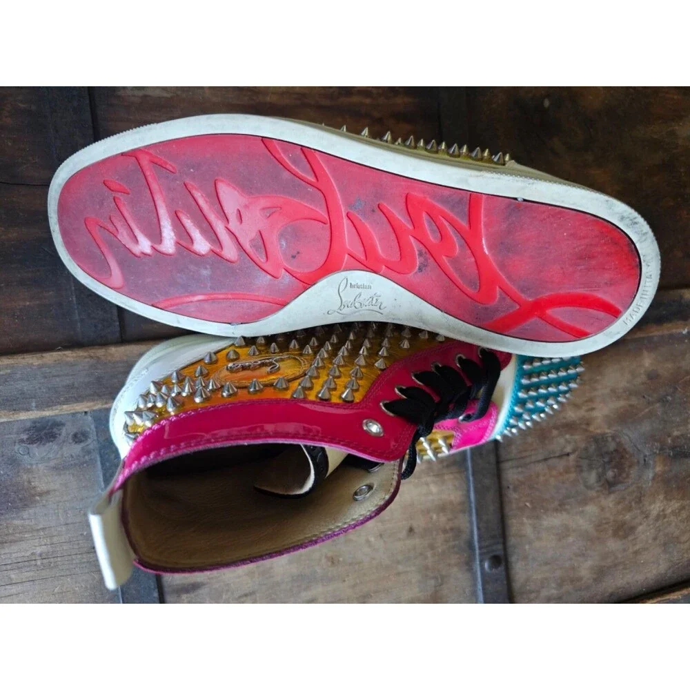 CHRISTIAN LOUBOUTIN spikes SNEAKERS - Size 42.5